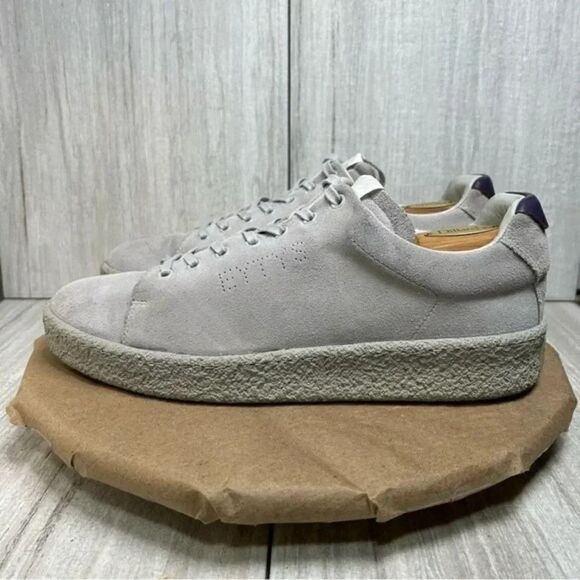 Eytys Ace Grey Suede Sneaker Fashion Shoe Handmade Men’s Size 10.5 US EUR 44 - Picture 3 of 11